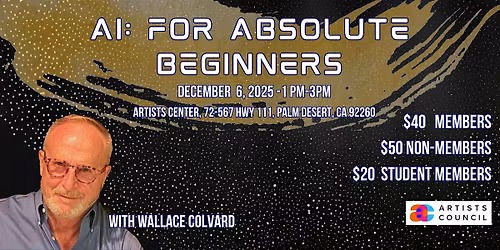 AI: For Absolute Beginners with Wallace Colvard