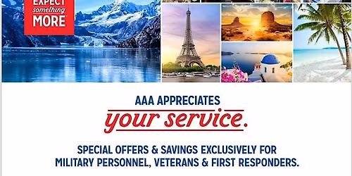 Military and First Responders Appreciation Week at AAA!