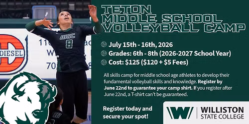 Teton Middle School Volleyball Camp