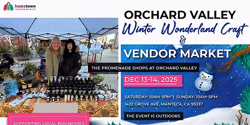 Orchard Valley Winter Wonderland Craft and Vendor Market