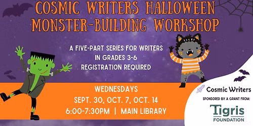 Cosmic Writers Monster Building Workshop