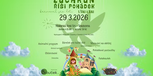 Zachra\u0148 \u0159\u00ed\u0161i poh\u00e1dek - karneval pro d\u011bti s Viki a Kiki