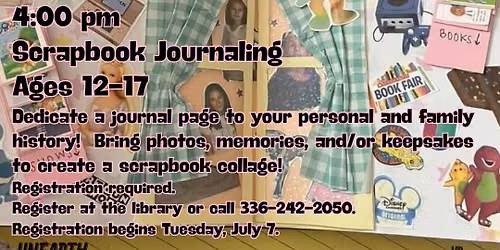 Teen Scene: Scrapbook Journaling