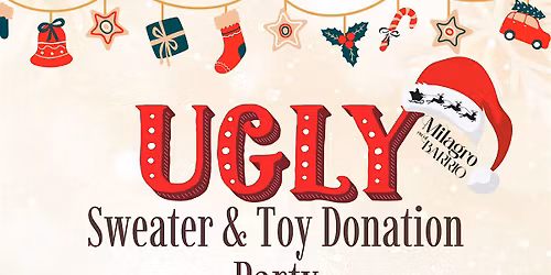 CMS Ugly Sweater Toy Drive Happy Hour