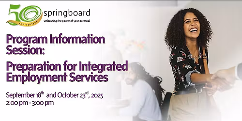 Program Information Session: Preparation for Integrated Employment Services
