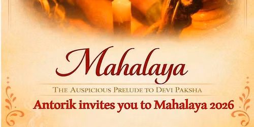 Antorik Mahalaya 2026