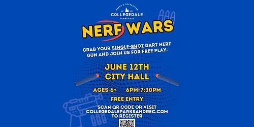 Nerf Wars: Ages 6+