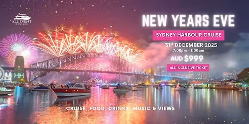 NYE Sydney Harbour Cruise 2025