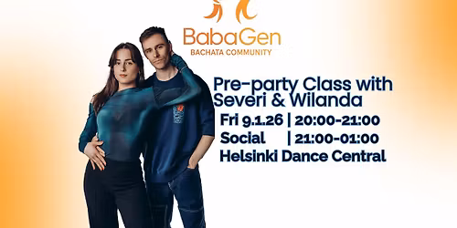 BabaGen: Preparty Class with Severi and Wilanda & Social