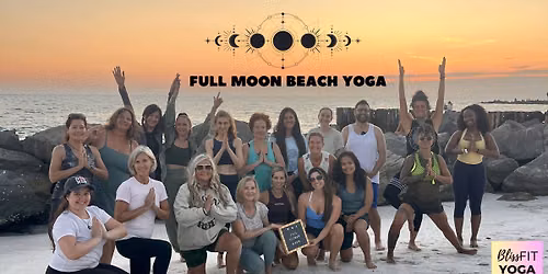 Full Moon Beach Yoga 🌕  Candlelit Flow