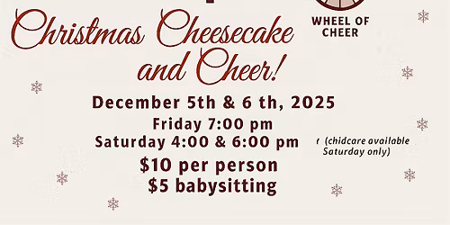 Christmas, Cheesecake & Cheer