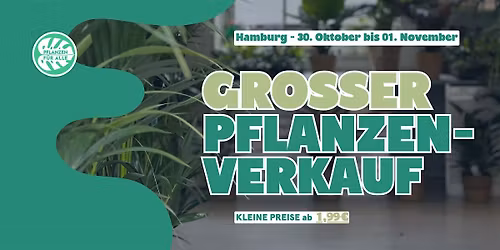 Gro\u00dfer Pflanzenverkauf - Hamburg