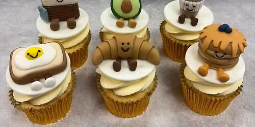 Breakfast Character Cupcake Class