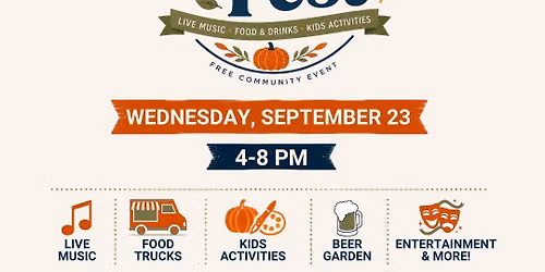 Westfields Fall Fest - September 23, 4-8PM