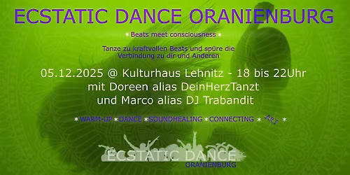 Ecstatic Dance Oranienburg -  Beats meet consciousness