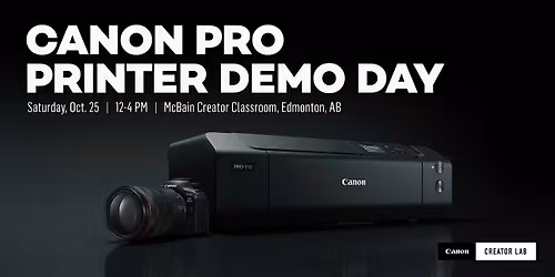 Canon Pro Printer In-Store Event