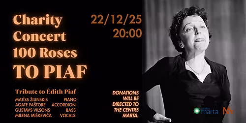 \u0421harity \u0421oncert 100 Roses to Piaf