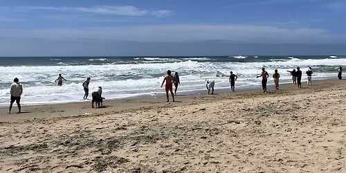 November Sunset Ocean Dance at Ocean Beach