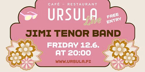 Caf\u00e9 Ursula LIVE - Jimi Tenor Band