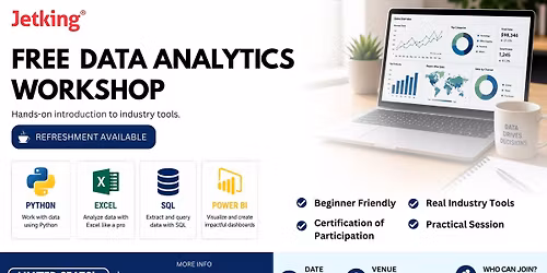 Data Analytics Free Workshop in Jetking Indore