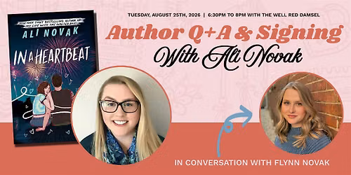 Q+A and Signing with Author Ali Novak