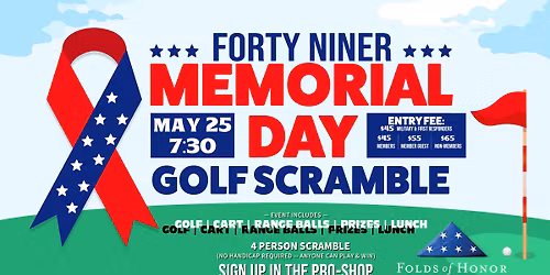 Memorial Day Golf Scramble