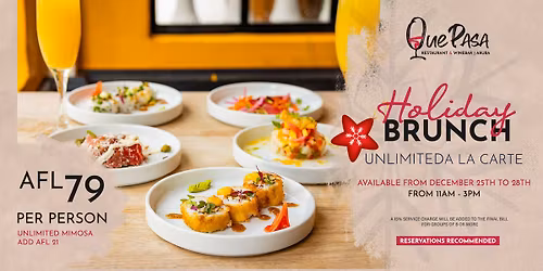 Que Pasa Sets the Table for Holiday Brunch