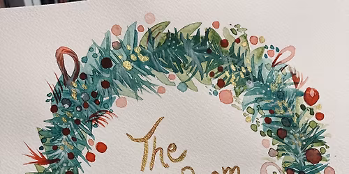 Christmas Calligraphy Wreaths