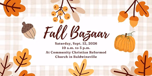 Fall Bazaar at CCRC