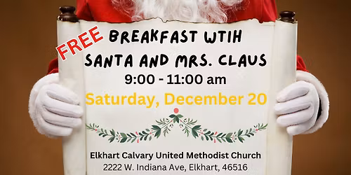 Breakfast with Santa and Mrs. Claus