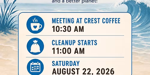 Love Blue x Crest Coffee Beach Clean Up