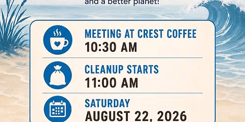 Love Blue x Crest Coffee Beach Clean Up