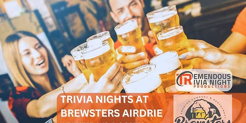 Wednesday Night Trivia at Brewsters Airdrie! 6:30pm 