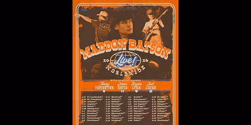 Maddox Batson Amsterdam Tickets