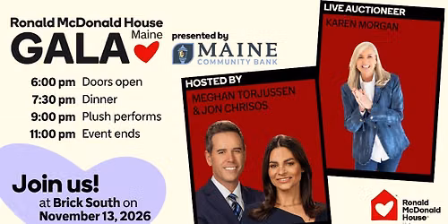 Ronald McDonald House Maine Gala Presented by Maine Community Bank