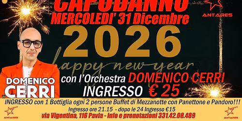 CAPODANNO - HAPPY NEW YEAR 2026