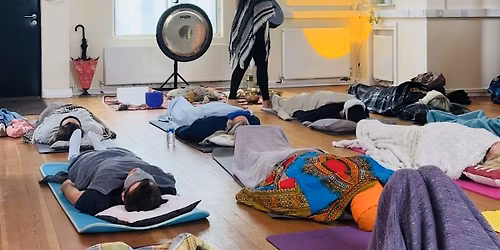 SOUND BATH RELAXATION @ THE GARDEN HALL , LODGE \/ CARSHALTON PONDS