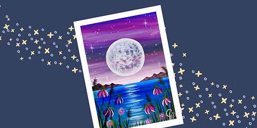 The Swansea Jack - Grown Up Paint Along - Full Moon