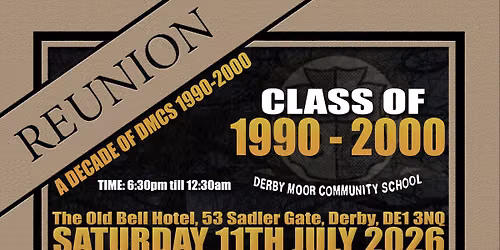 Derby Moor Reunion - Decade of DMCS 1990-2000 [2026]