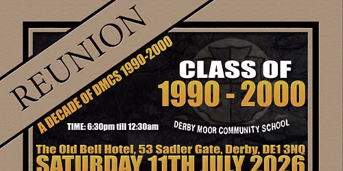 Derby Moor Reunion - Decade of DMCS 1990-2000 [2026]