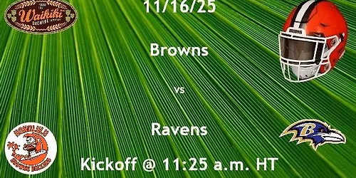 Browns vs Ravens!