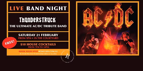 Thunderstruck Australia\u2019s ultimate AC\/DC cover band  