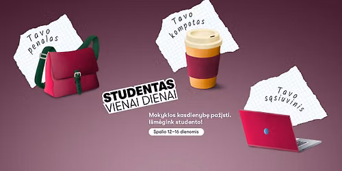 Studentas vienai dienai | 2026