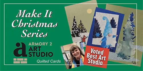 Fabric Winter Card Making (no sew) - Make It Christmas