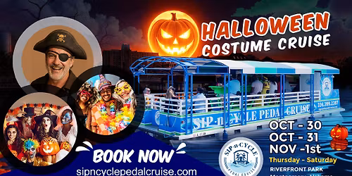 \ud83c\udf83\ud83d\udc7b Halloween Costume Cruise on the Sip-n-Cycle Pedal Cruise \ud83d\udc7b\ud83c\udf83