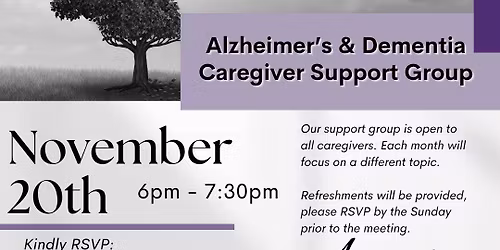 Alzheimer's & Dementia Caregiver Support Group