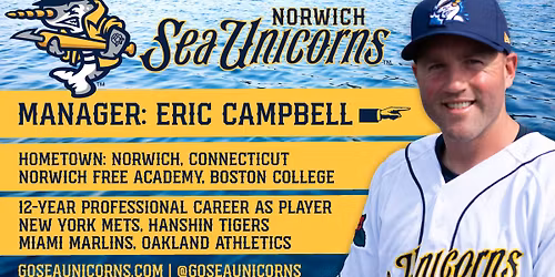 Westfield Starfires at Norwich Sea Unicorns Baseball at Dodd Memorial Stadium