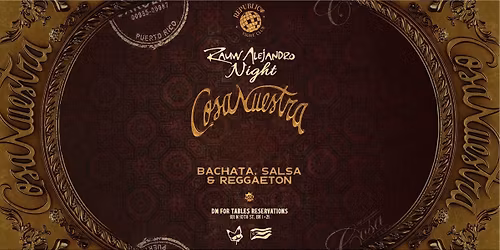 RAUW ALEJANDRO NIGHT | SALSA, BACHATA & REGGAETON