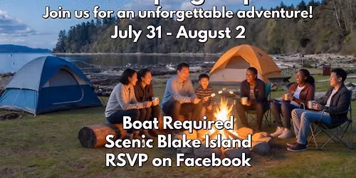 Blake Island group camp for boaters ONLY. 