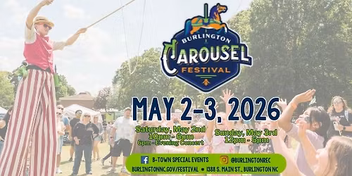 Burlington Carousel Festival 2026
